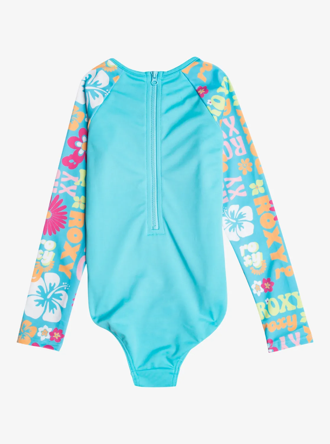 Roxy Girls Flower Vintage Power Long Sleeve One-Piece Rashguard