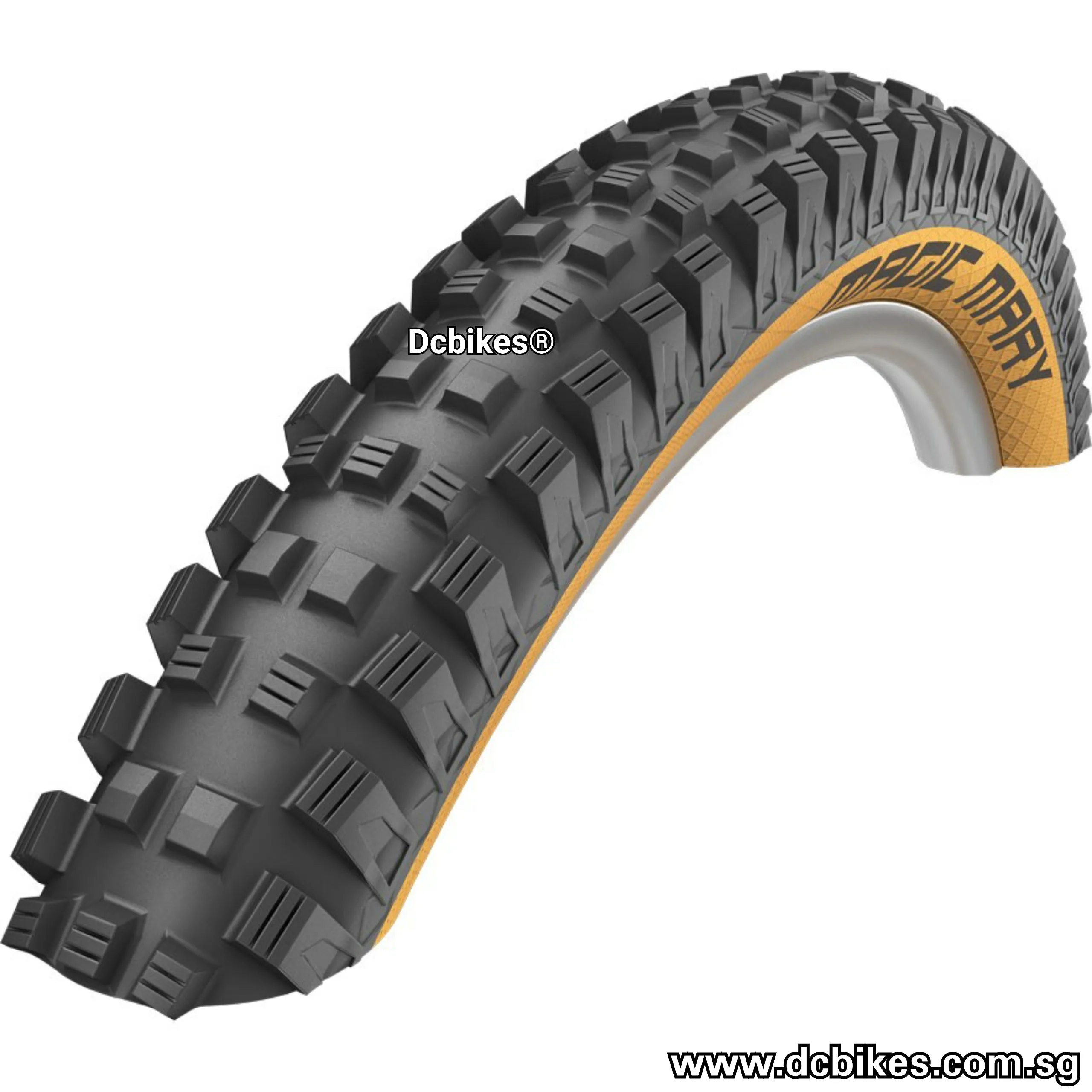 Schwalbe 27.5 | 29 X 2.35/2.4 Magic Mary Skinwall Evo MTB AddixSoft SuperGravity Tubeless Ready Folding Tyres (1 Tire)