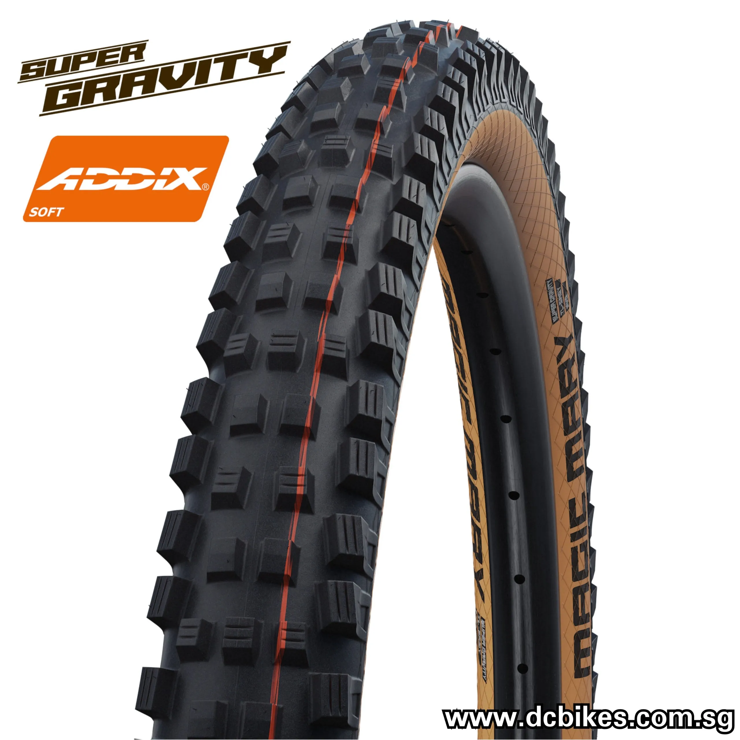 Schwalbe 27.5 | 29 X 2.35/2.4 Magic Mary Skinwall Evo MTB AddixSoft SuperGravity Tubeless Ready Folding Tyres (1 Tire)