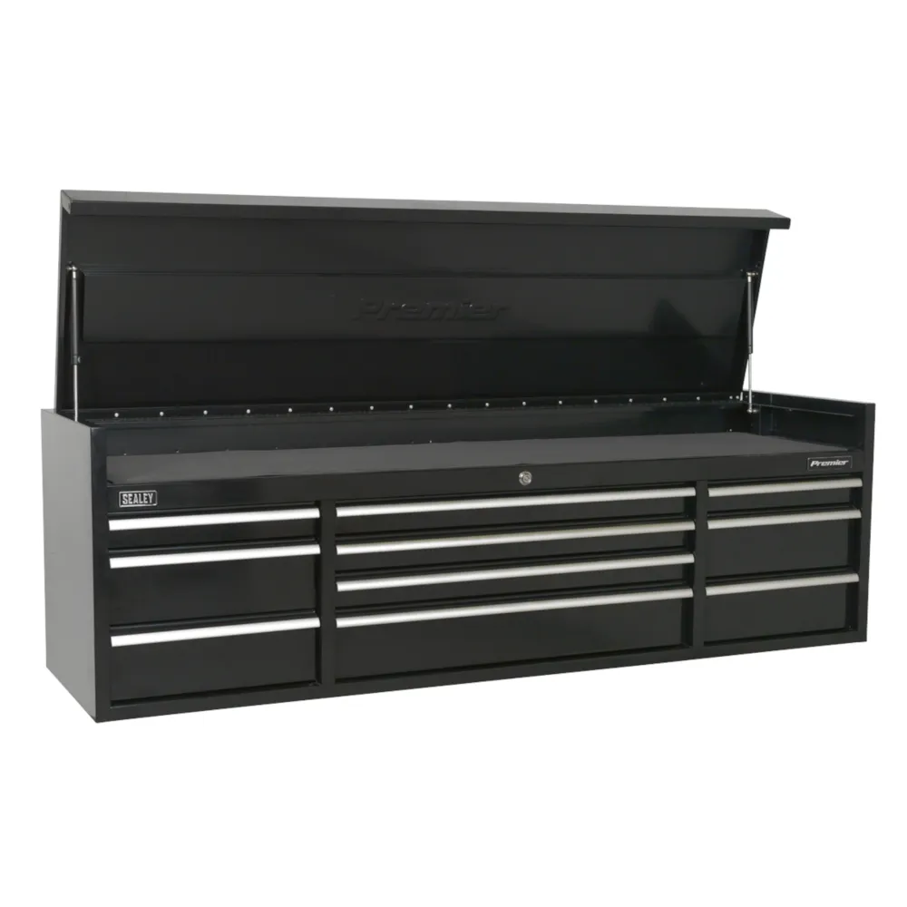 Sealey 10 Drawer Heavy-Duty Topchest 1830mm - Black - A