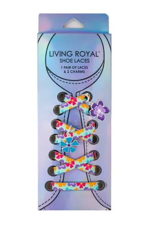 Shoelaces w/ Charms Set | Flower Power
