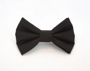 Simply Black Dog Bow Tie