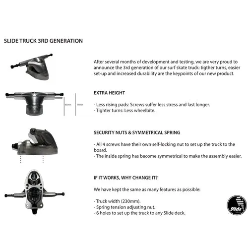SLIDE SURF SKATE SW NOSERIDER 33"