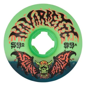 Slime Ball Wheels Navarrette Speed Balls Green/Black Skateboard Wheels 99a 59mm