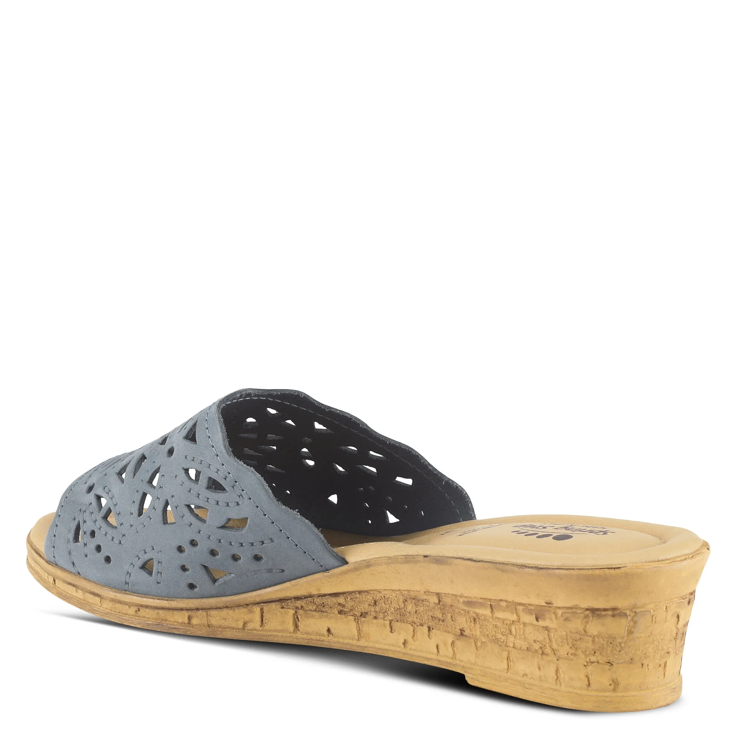 Spring Step Shoes Estella Slide Sandal Women’s Leather Wedge