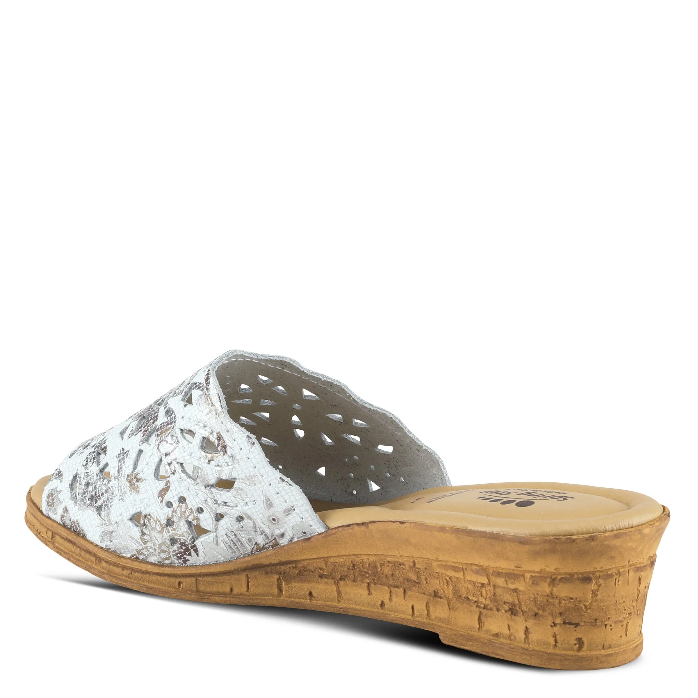 Spring Step Shoes Estella Slide Sandal Women’s Leather Wedge