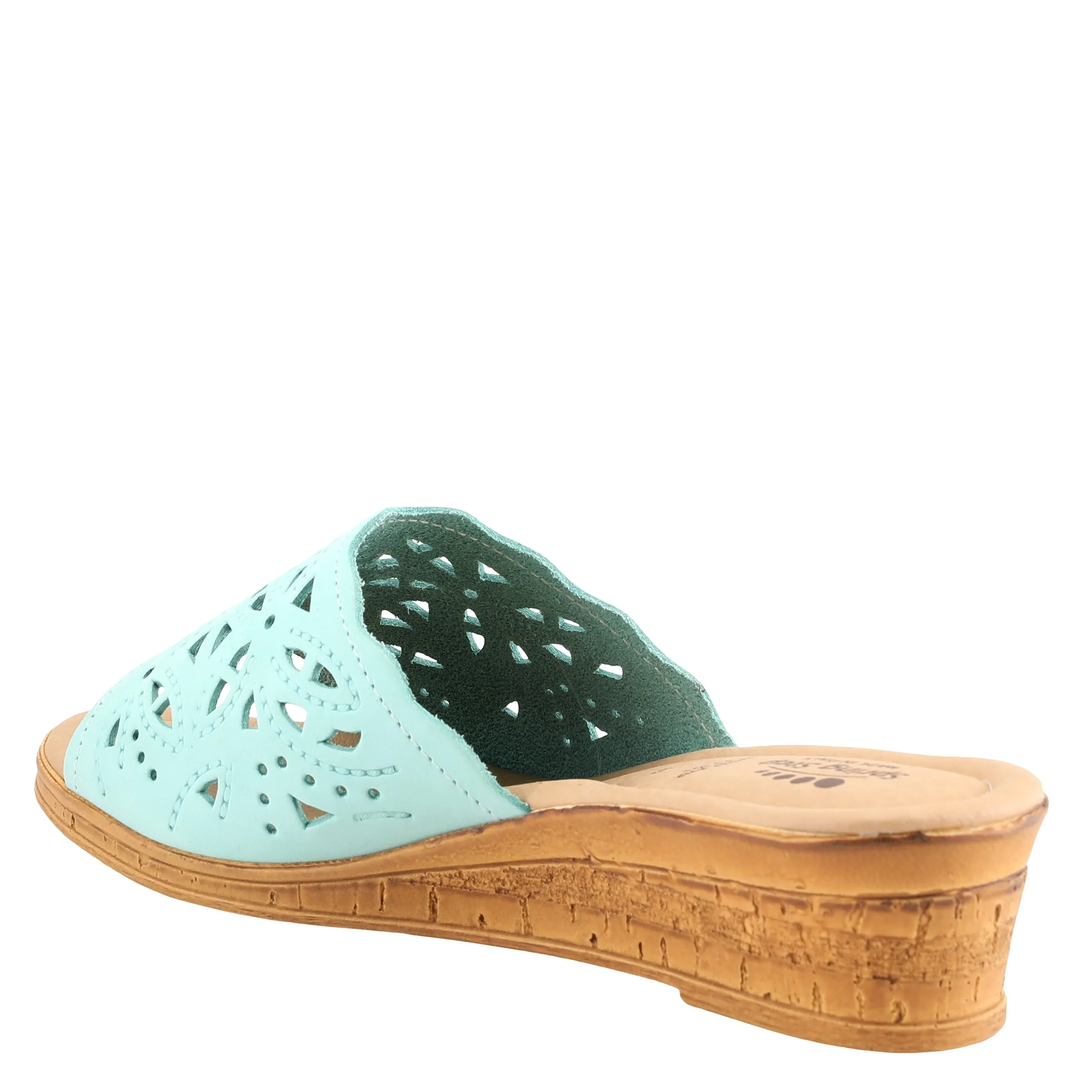 Spring Step Shoes Estella Slide Sandal Women’s Leather Wedge