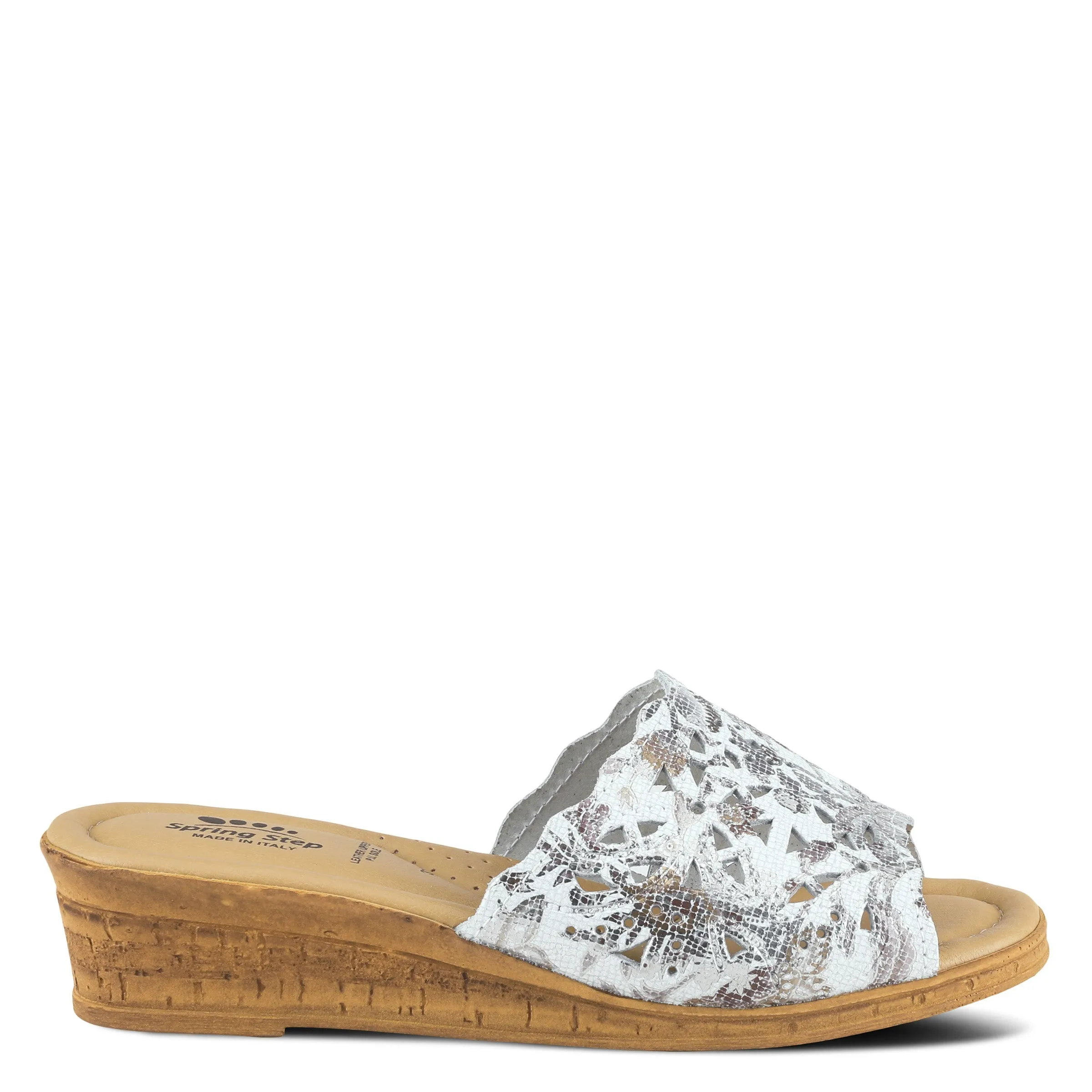 Spring Step Shoes Estella Slide Sandal Women’s Leather Wedge