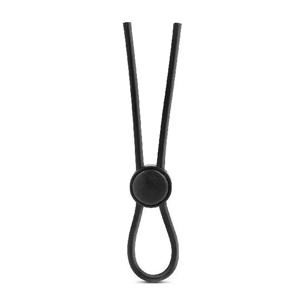Stay Hard Silicone Loop Cock Ring Black