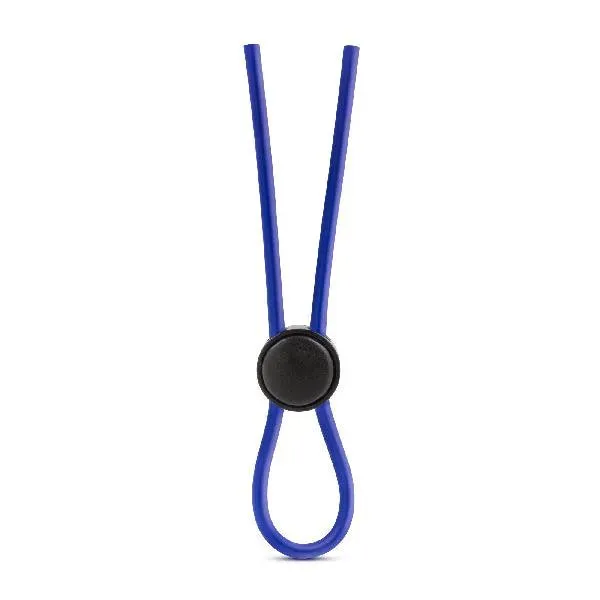 Stay Hard Silicone Loop Cock Ring Blue