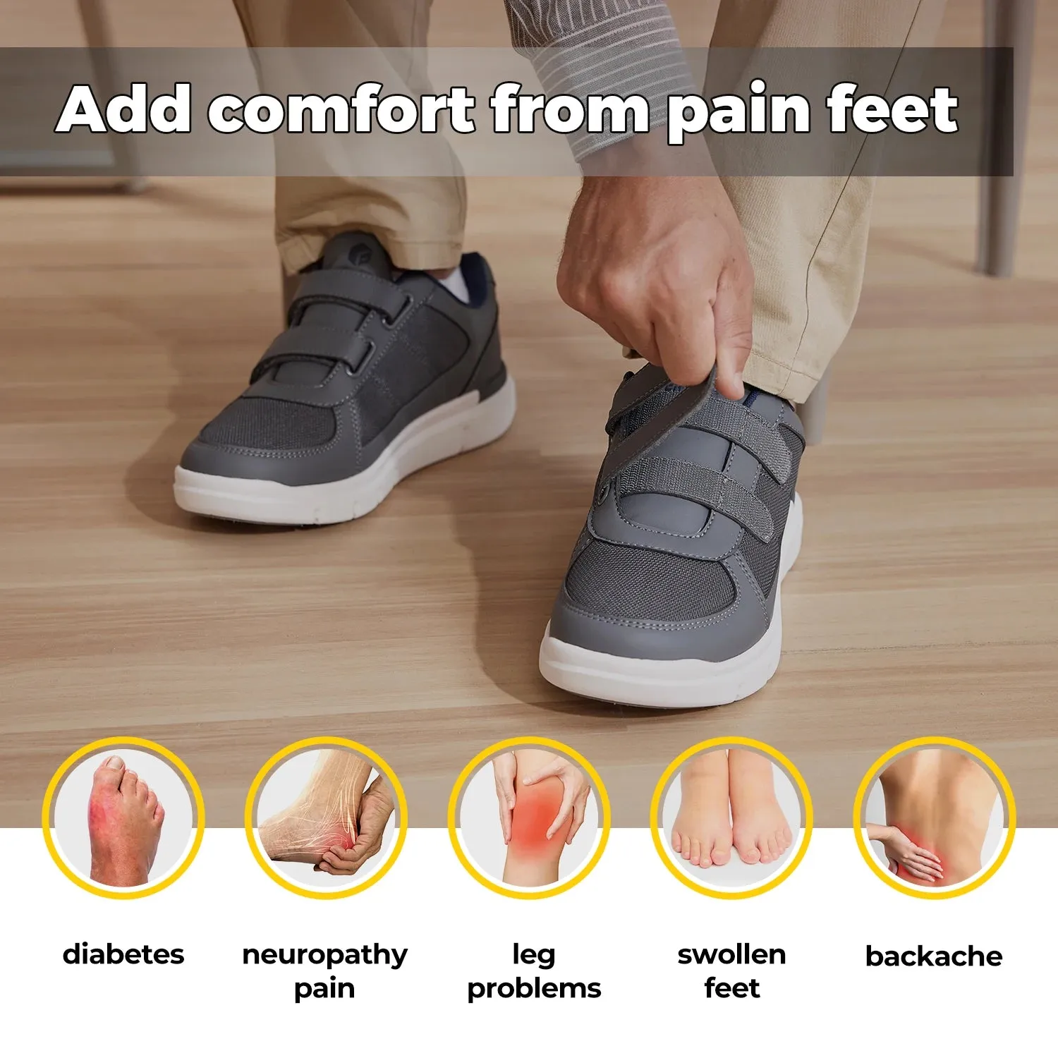 StrideEase - Stylish Pain-Free Shoes