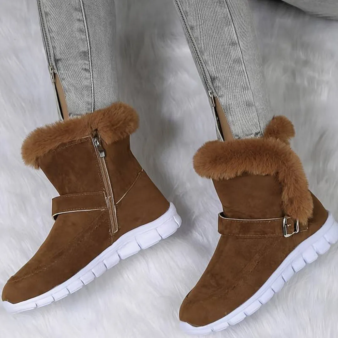 Stylish winter boots featuring sporty soles – Paula