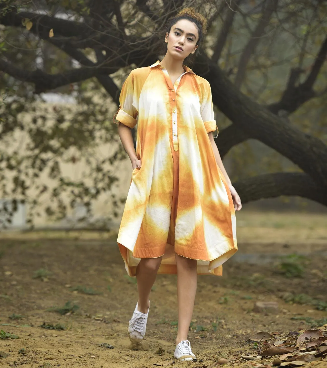 SUNFLOWER SWINGER DRESS