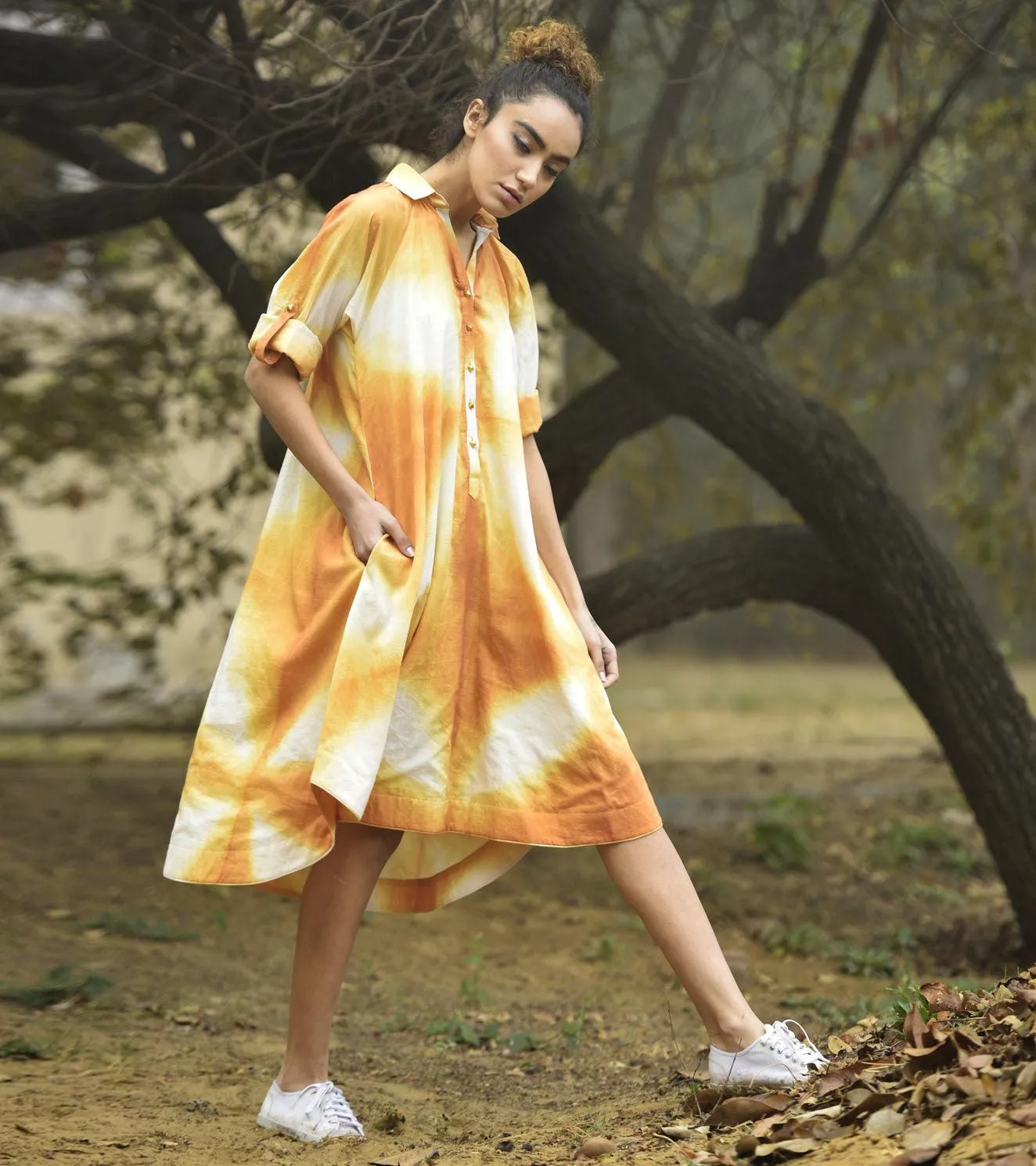 SUNFLOWER SWINGER DRESS