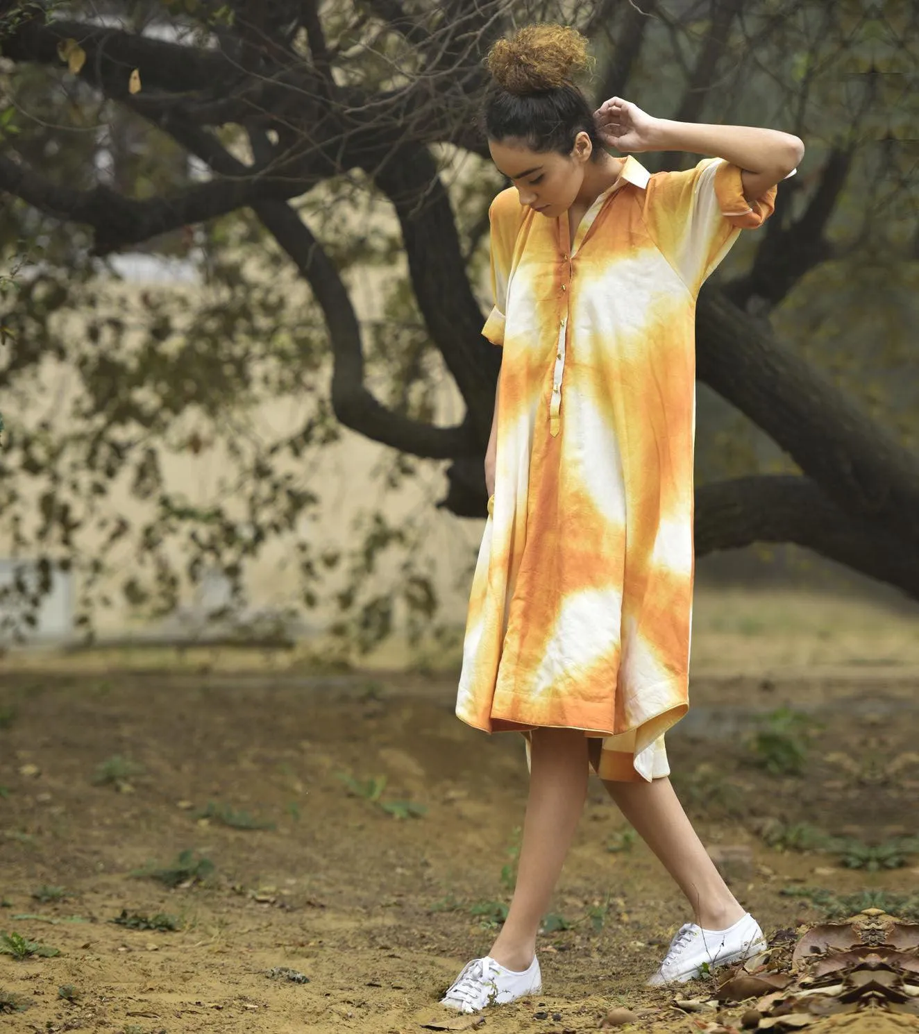 SUNFLOWER SWINGER DRESS