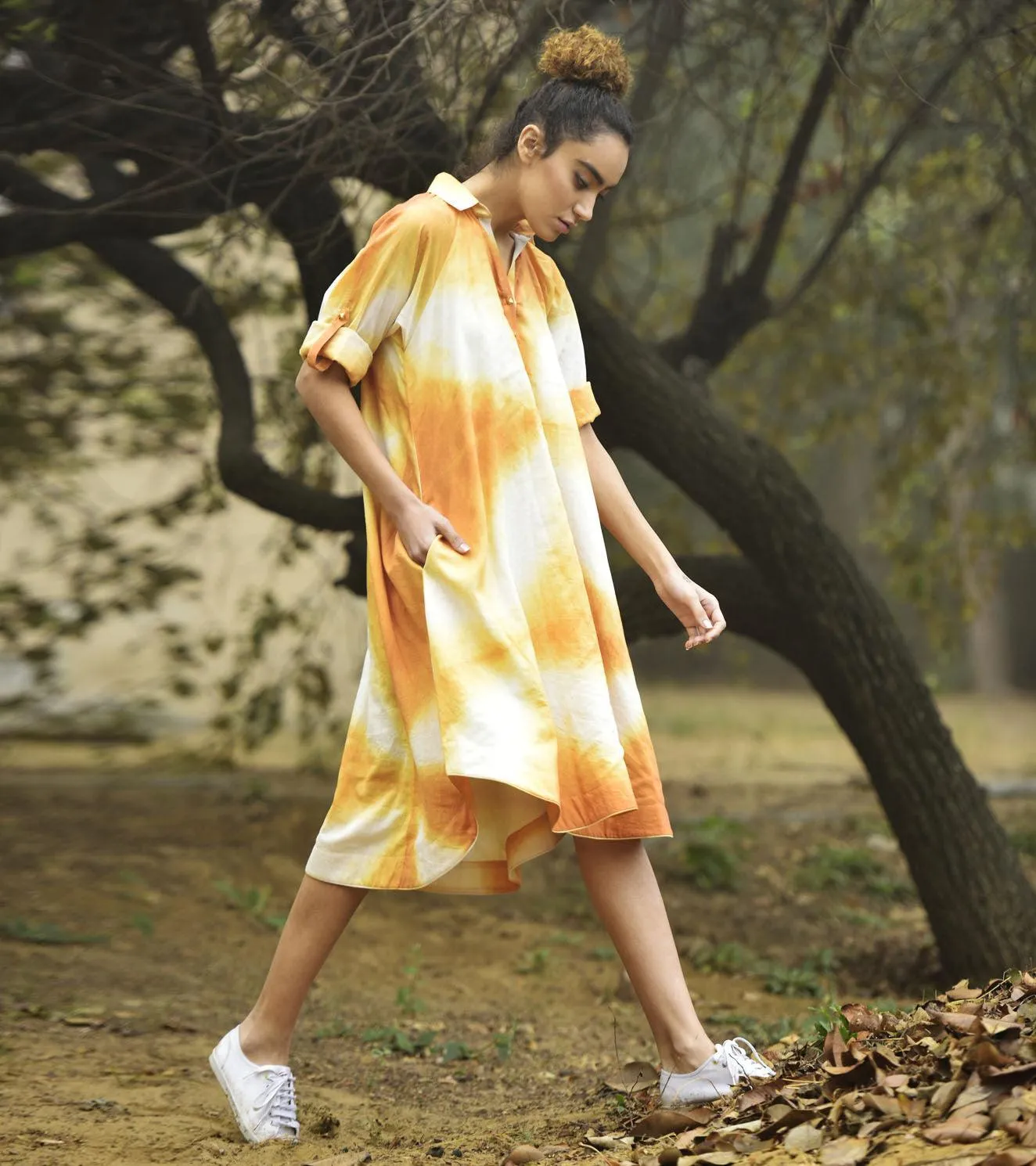 SUNFLOWER SWINGER DRESS