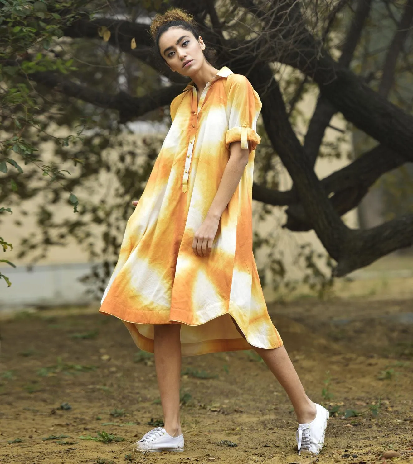SUNFLOWER SWINGER DRESS