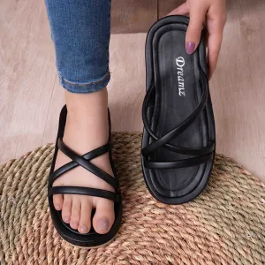 Sunlit Stride Slides - Black