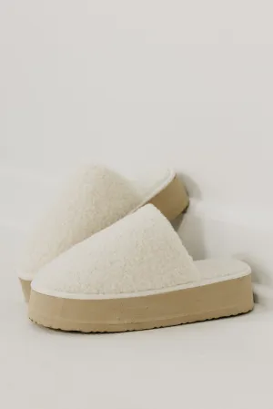 The Ivoris Platform Teddy Slide  - FINAL SALE