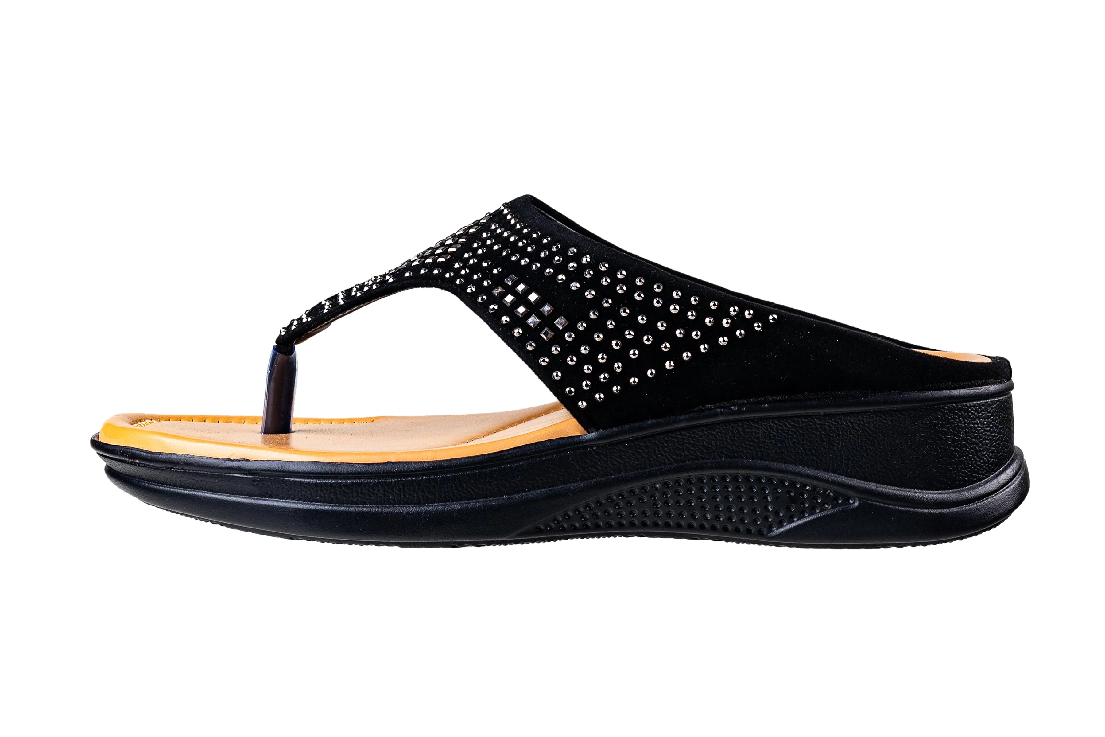 Trendz Ladies Black Chappal
