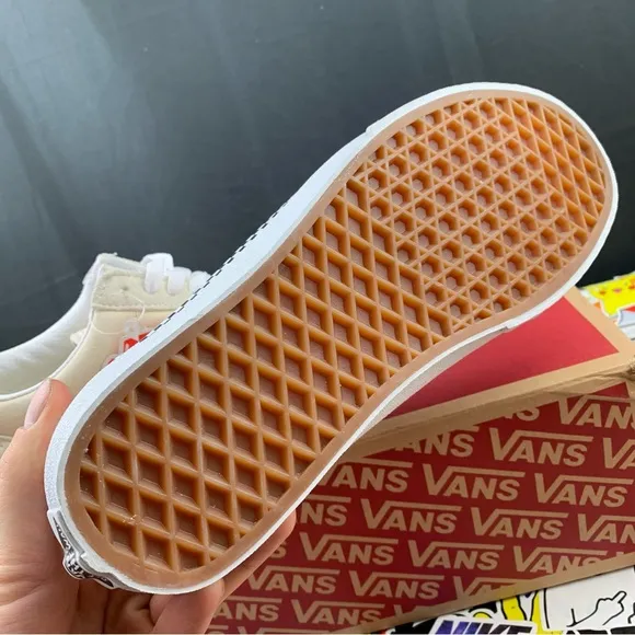 Vans Old Skool Tan Checkered Womens Various Sizes