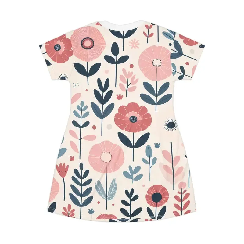 Vibrant Floral t Shirt Dress for Summer
