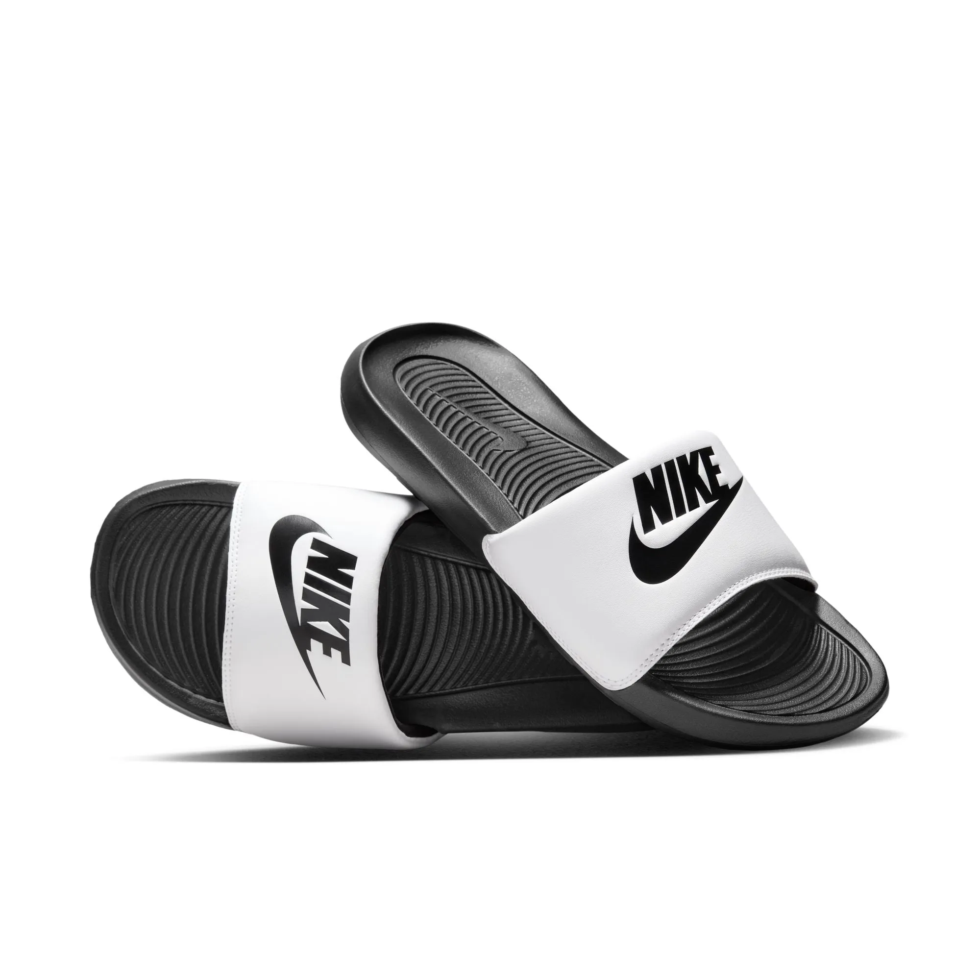 Victori One Slide - Black/White-Black