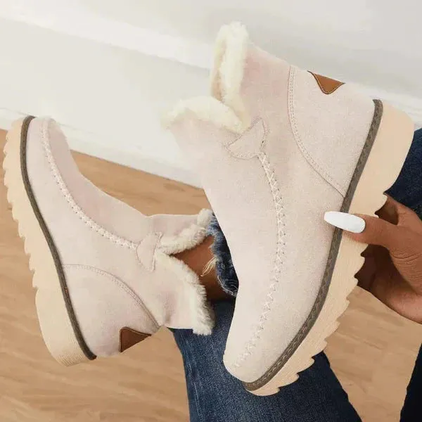 Warm orthopedic shoes