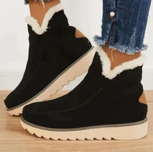 Warm orthopedic shoes