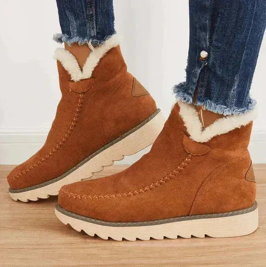 Warm orthopedic shoes