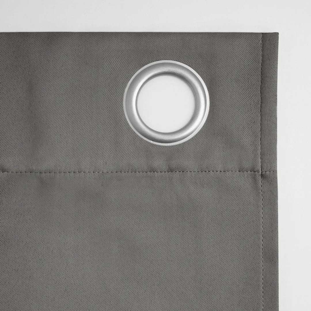 Wayfair Basics Blackout Grommet Curtain Panel Wayfair Basics® Curtain Color: Charcoal Size per Panel: 40" W x 63" L