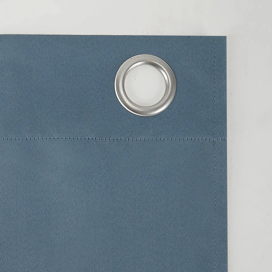 Wayfair Basics Blackout Grommet Curtain Panel Wayfair Basics® Curtain Color: Denim Blue Size per Panel: 40" W x 84" L