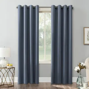 Wayfair Basics Blackout Grommet Curtain Panel Wayfair Basics® Curtain Color: Denim Blue Size per Panel: 54" W x 63" L