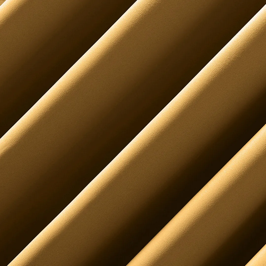 Wayfair Basics Blackout Grommet Curtain Panel Wayfair Basics® Curtain Color: Gold Size per Panel: 54" W x 84" L