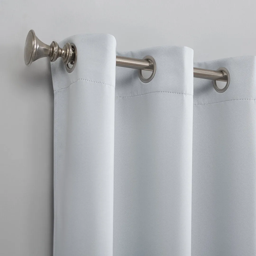 Wayfair Basics Blackout Grommet Curtain Panel Wayfair Basics® Curtain Color: Oyster White Size per Panel: 54" W x 63" L