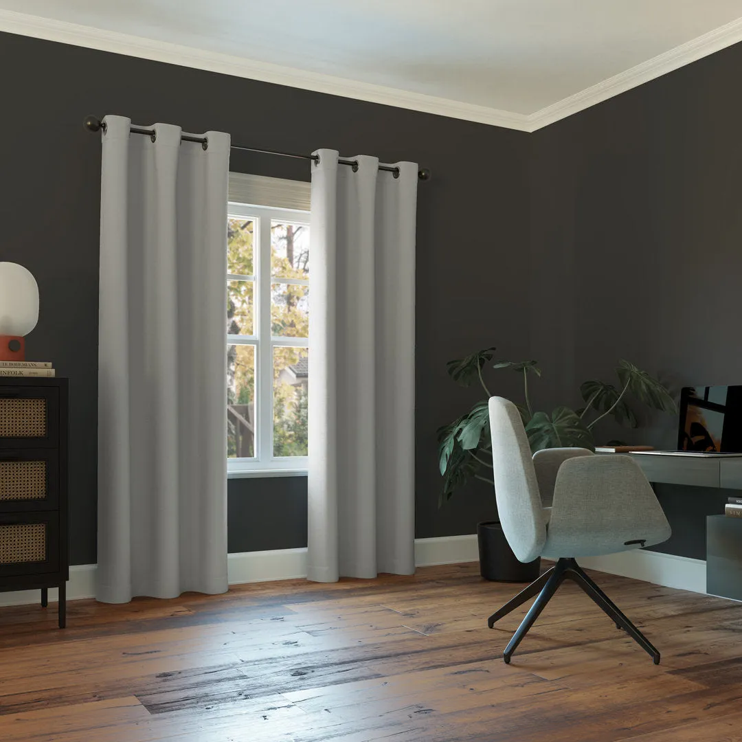 Wayfair Basics Blackout Grommet Curtain Panel Wayfair Basics® Curtain Color: Silver Gray Size per Panel: 54" W x 63" L