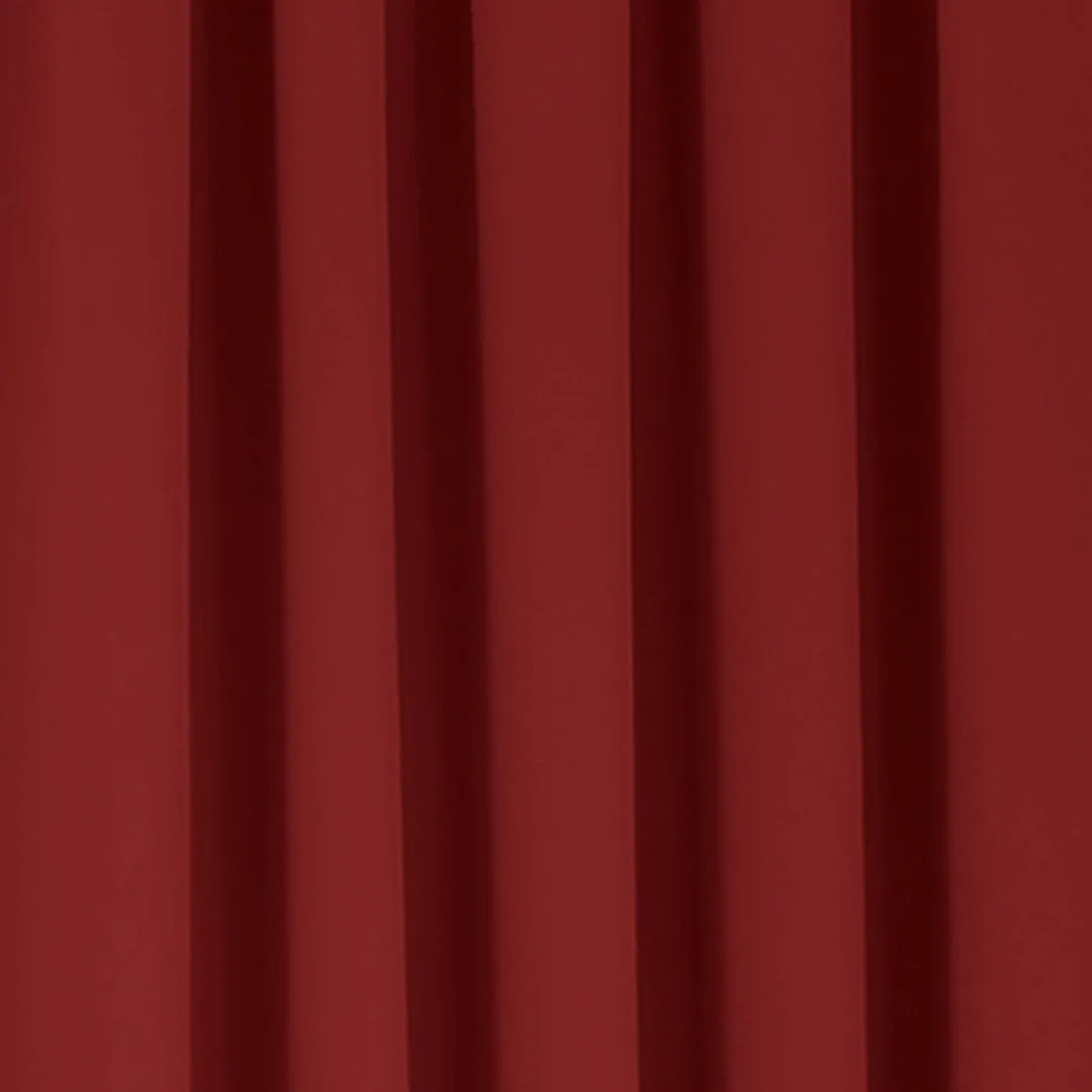 Wayfair Basics Room Darkening Grommet Curtain Panel Wayfair Basics® Curtain Color: Brick Size per Panel: 40" W x 84" L