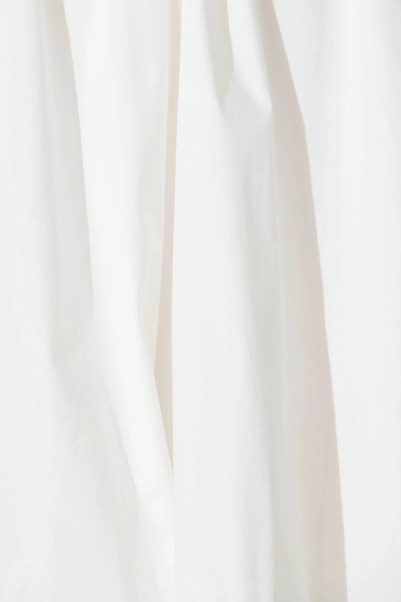 White Cotton Bubble Hem Dress by Bryson