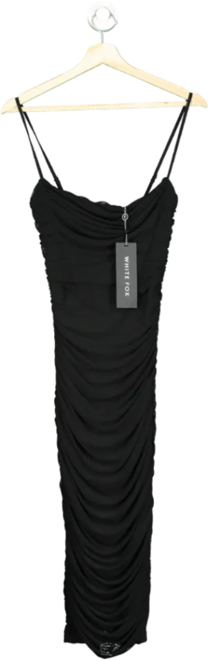 White Fox Black Full Of Flavour Midi Dress XS