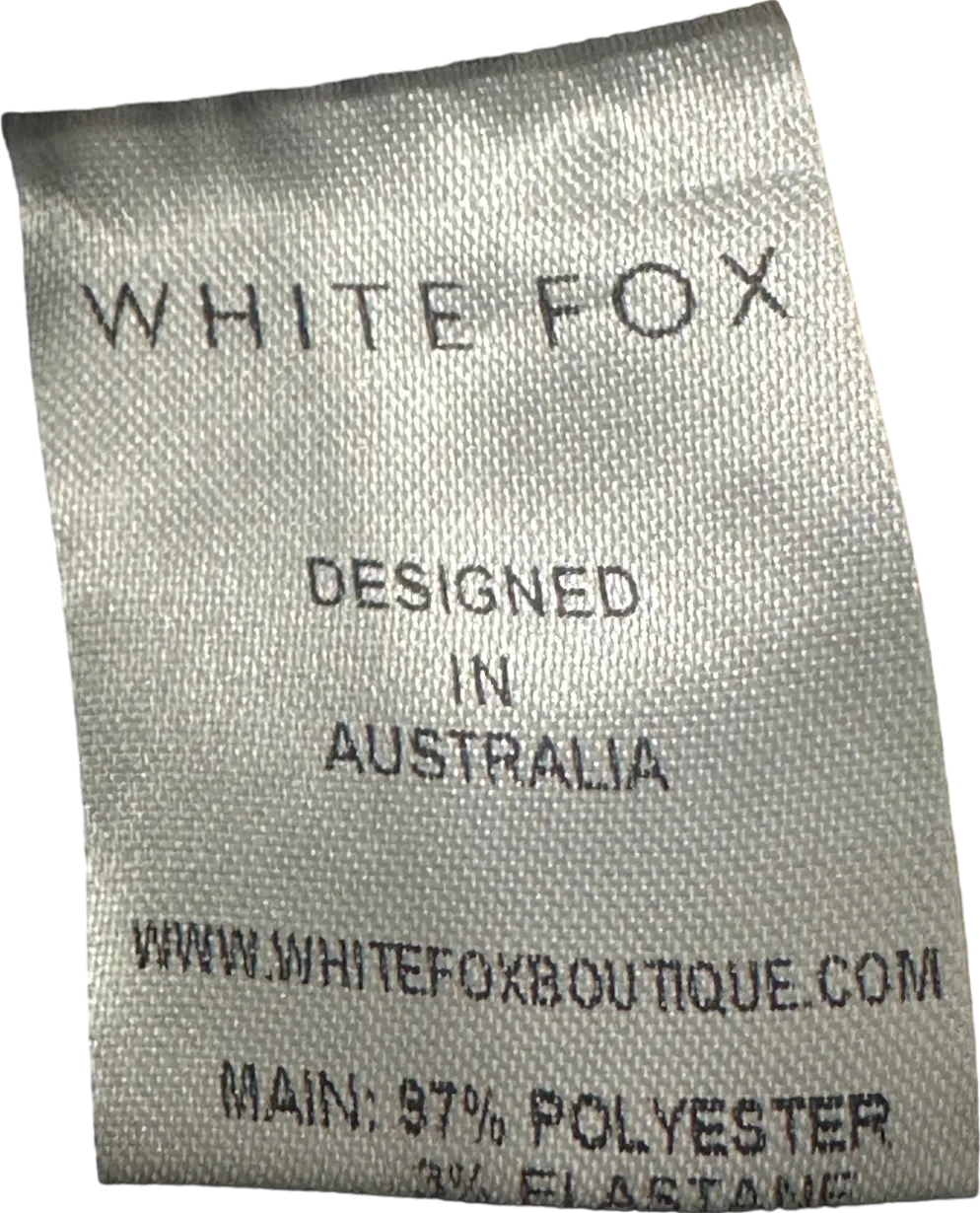 White Fox Black Full Of Flavour Midi Dress XS
