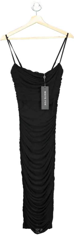 White Fox Black Full Of Flavour Midi Dress XS