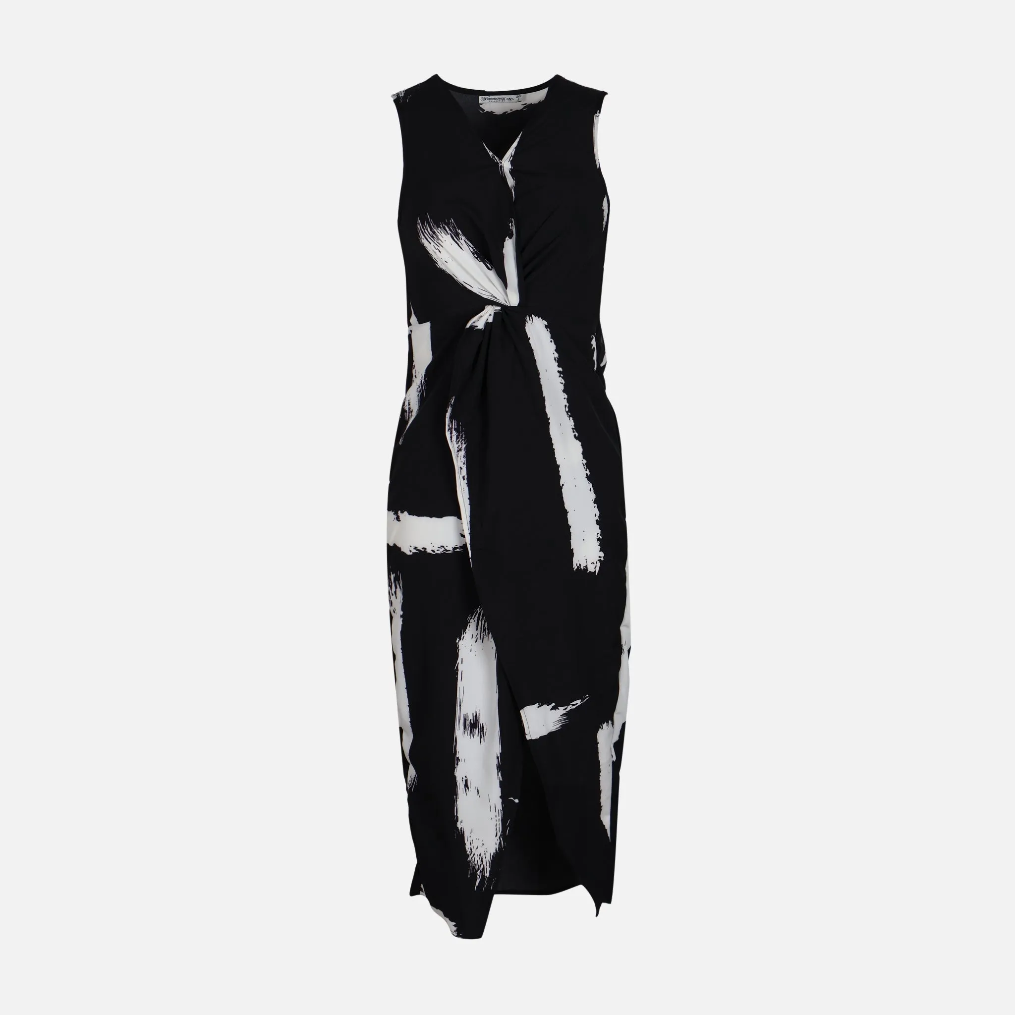 WOMEN FLORAL SLVLESS LONG DRESS
