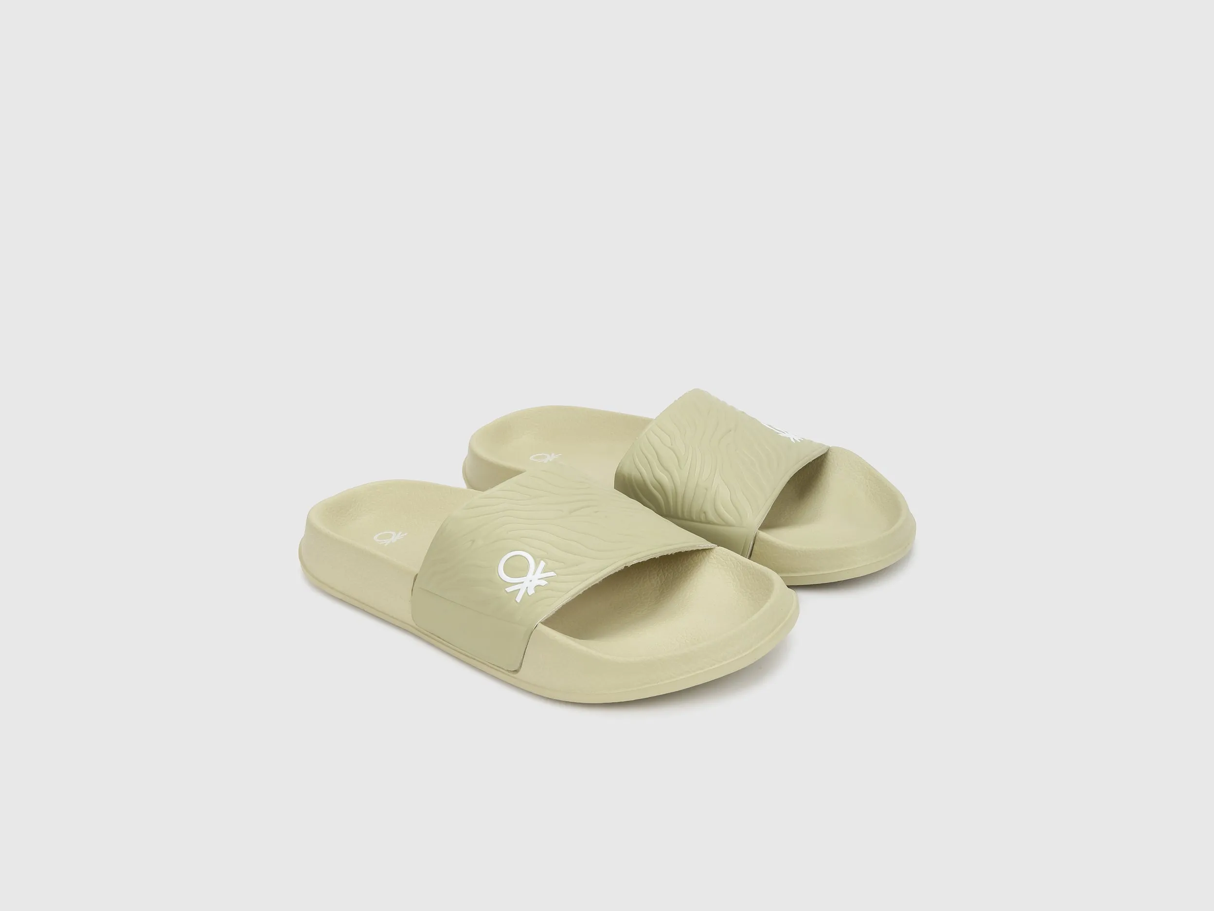 Women Self Design Slip-On Sliders