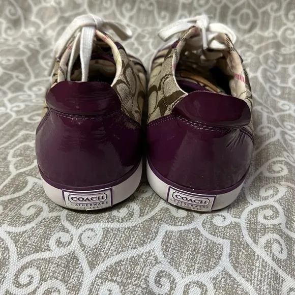 womens coach handbag signature shoes sz 7.5