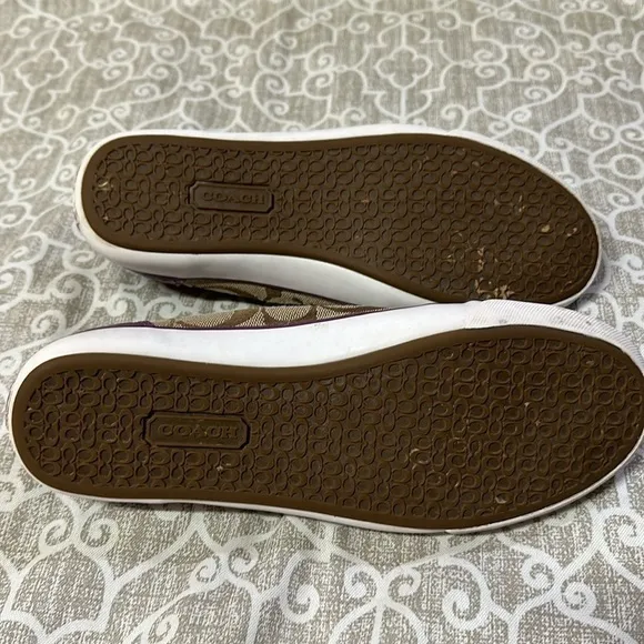 womens coach handbag signature shoes sz 7.5