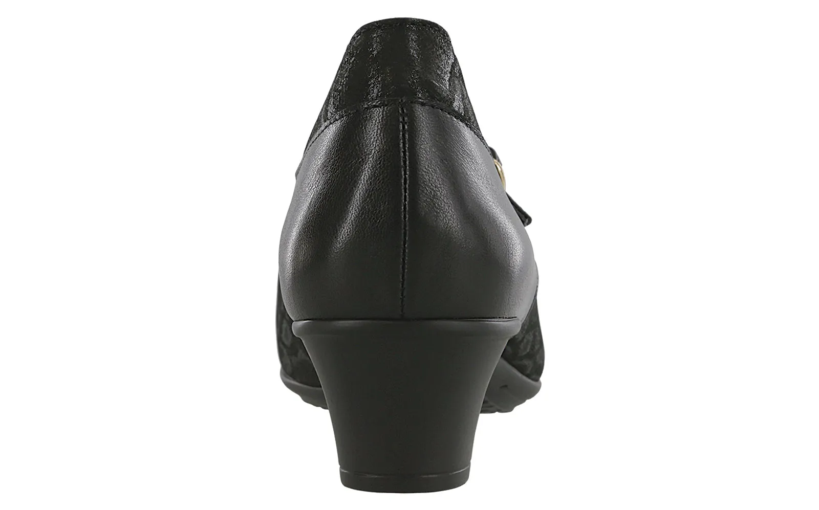 Women's Isabel Mary Jane Heel in Black / Snake