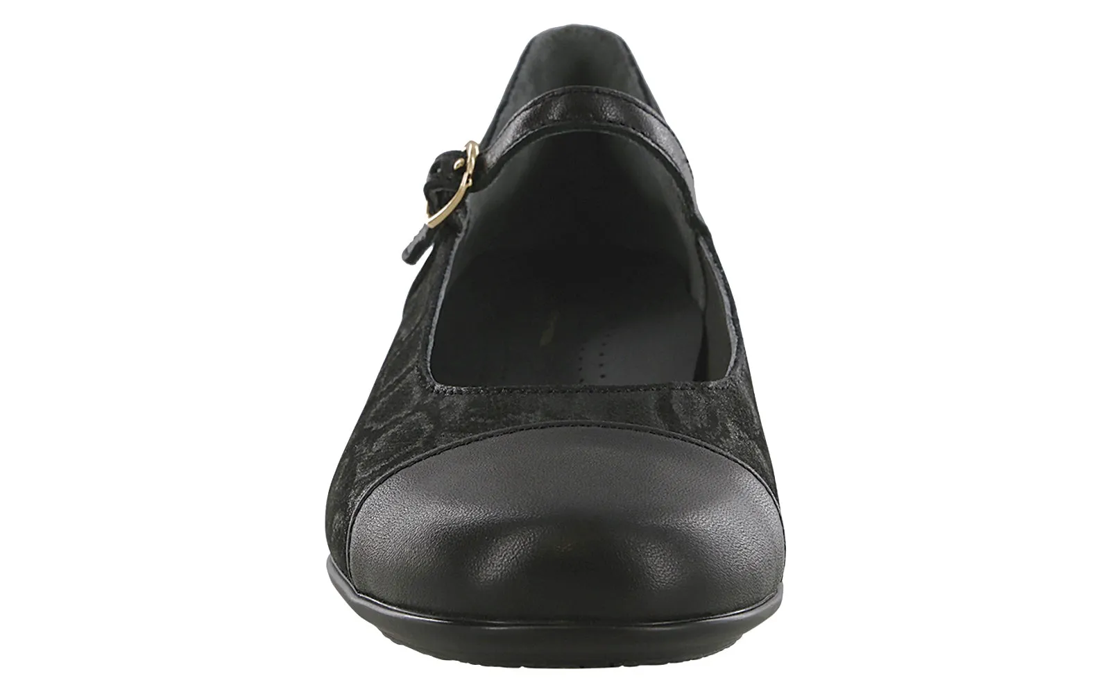 Women's Isabel Mary Jane Heel in Black / Snake