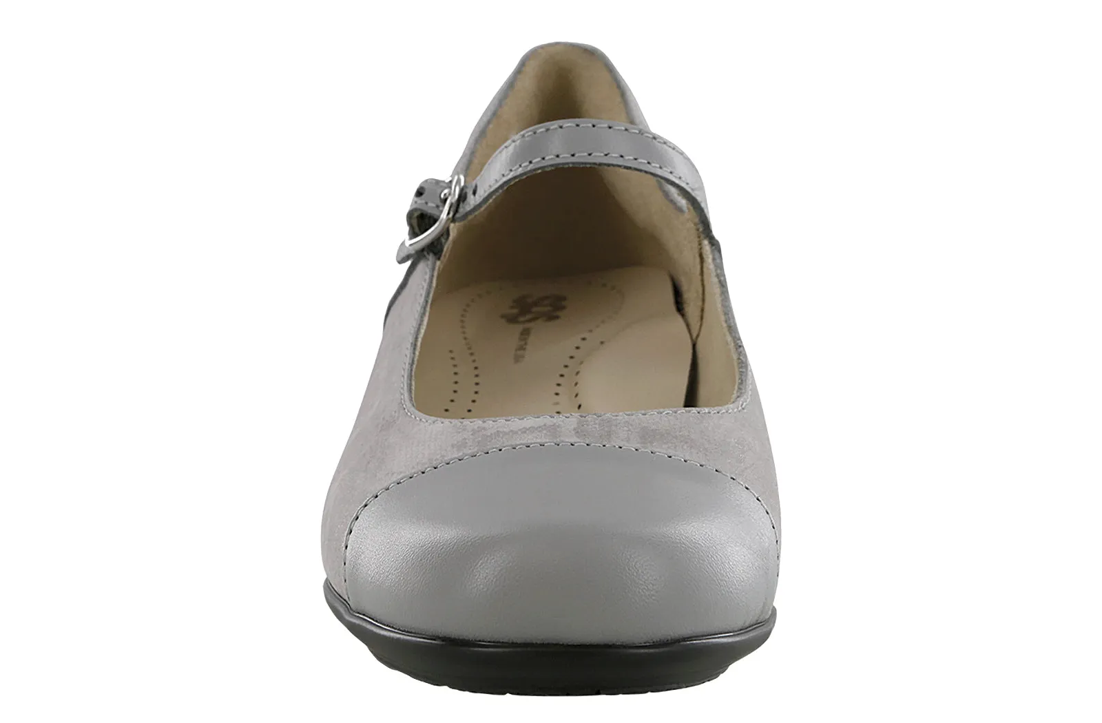 Women's Isabel Mary Jane Heel in Grigio / Snake