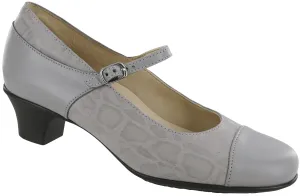 Women's Isabel Mary Jane Heel in Grigio / Snake