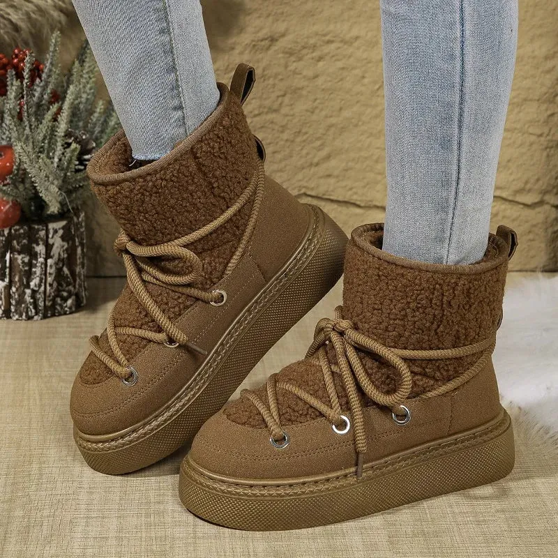 Women's stylish snow boots